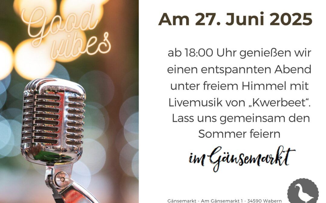 Livemusik im Gänsemarkt
