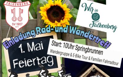 Einweihung Backhaus und 1. Mai Rad- und Wandertreff