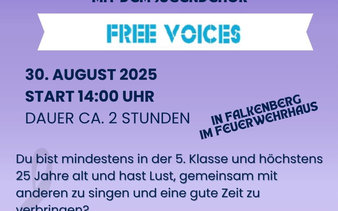 Workshop mit den Free Voices