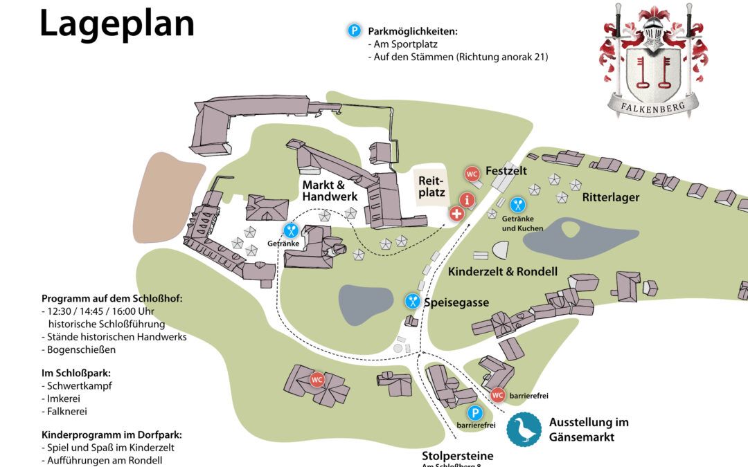 Lageplan 775 Jahrfeier Samstag 14.06.2025