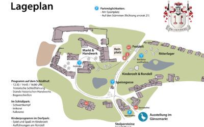 Lageplan 775 Jahrfeier Samstag 14.06.2025
