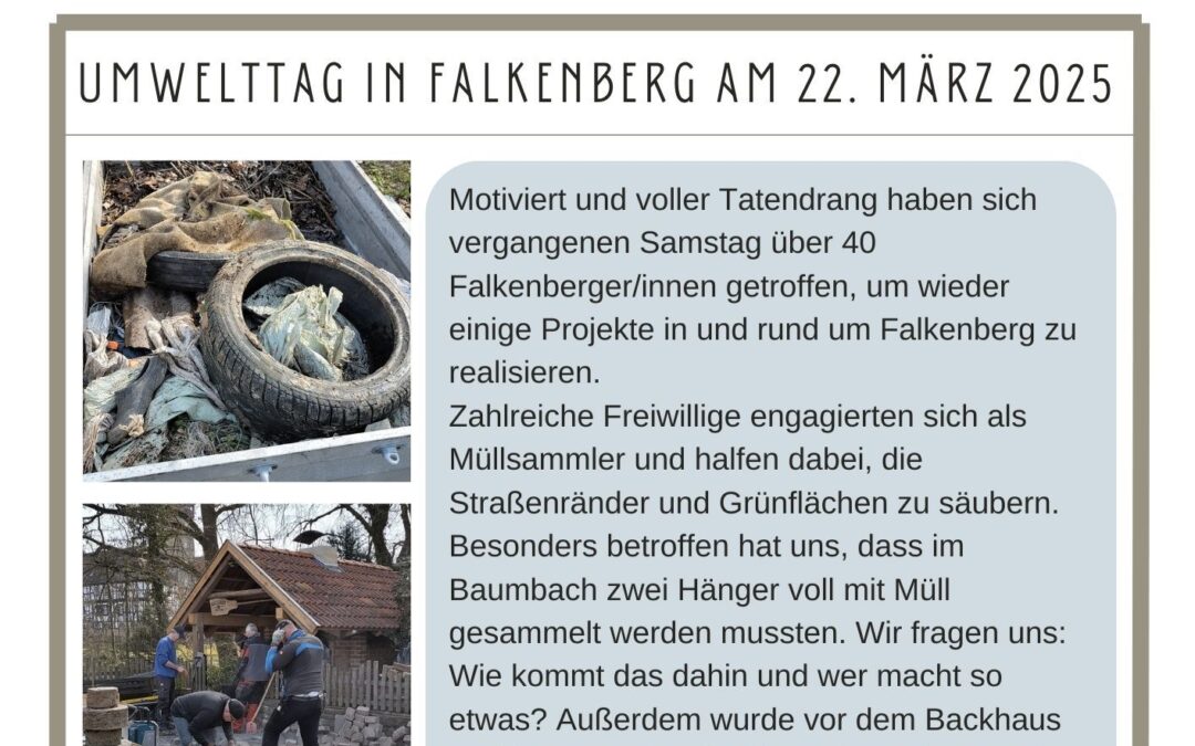Umwelttag in Falkenberg
