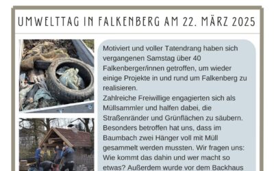 Umwelttag in Falkenberg